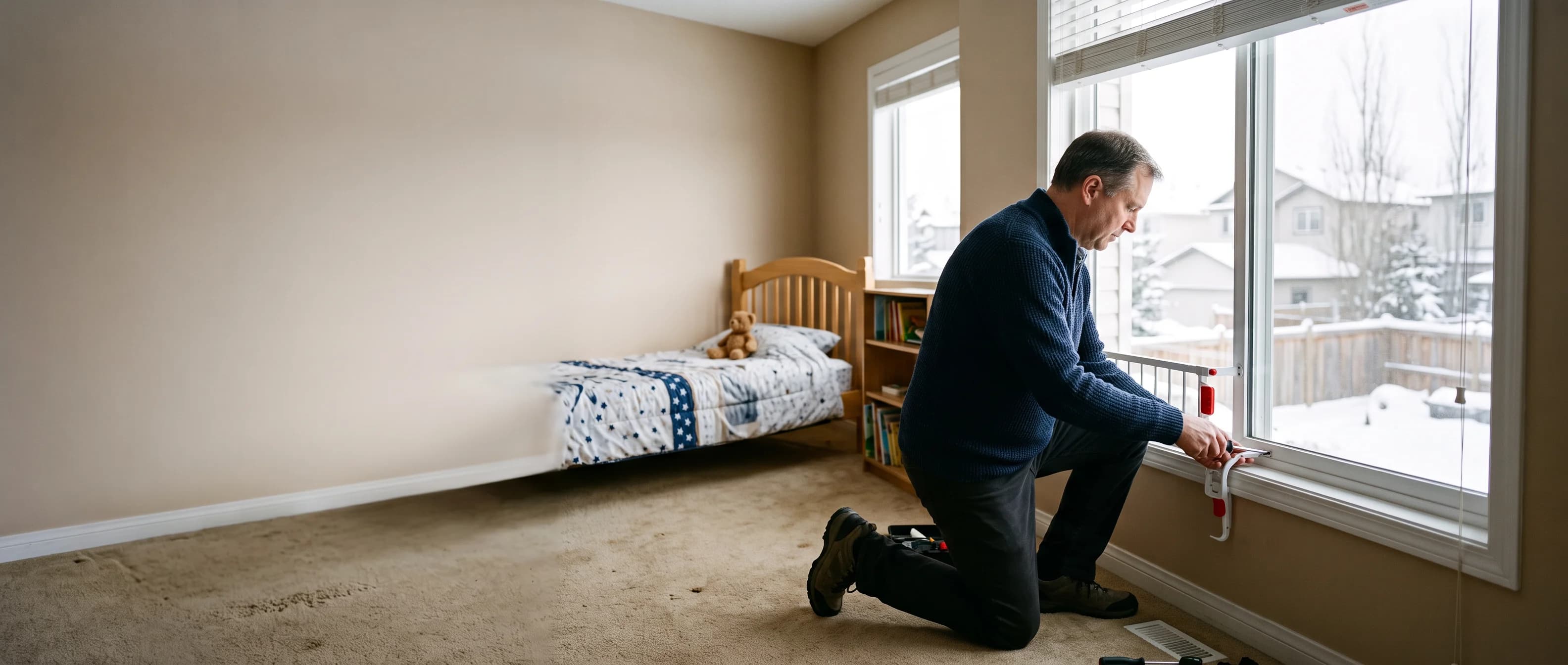 Window Safety in Alberta Rentals: Child Fall Prevention and Escape Windows
